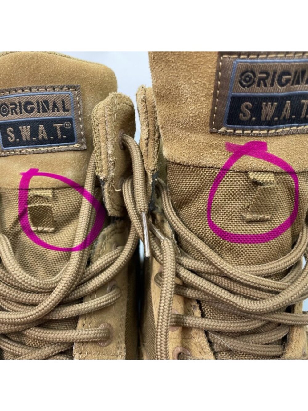 Original S.W.A.T. Classic 6" Tactical Combat Boots Suede Coyote Brown Men‎ 9.5W - Picture 14 of 14